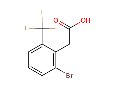 [2-Bromo-6-(trifluoromethyl)phenyl]acetic acid cas no. 1159512-50-1 98%