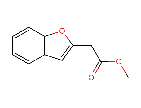 Molecular Structure of 39581-61-8 (Methyl benzofuran-2-acetate)