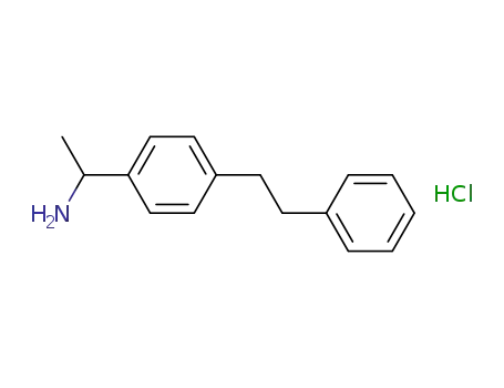 Molecular Structure of 55005-29-3 (Benzenemethanamine, a-methyl-4-(2-phenylethyl)-, hydrochloride)