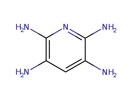 Molecular Structure of 38926-45-3 (Pyridine-2,3,5,6-Tetraamine)