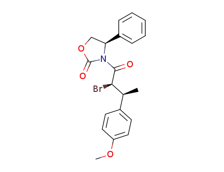 (R)-3-((2R,3S)-2-bromo-3-(4-methoxyphenyl)butanoyl)-4-phenyloxazolidin-2-one