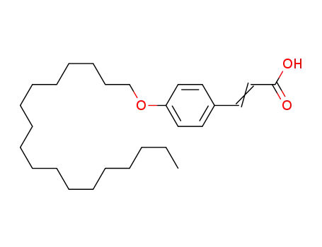 Molecular Structure of 71931-27-6 (4-N-OCTADECYLOXYCINNAMIC ACID)