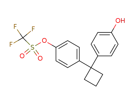 4-[1-(4-hydroxyphenyl)cyclobutyl]phenyl trifluoromethanesulfonate