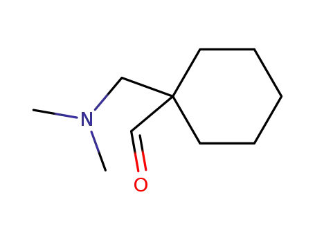 Molecular Structure of 81731-54-6 (1-((dimethylamino)methyl)cyclohexane-1-carbaldehyde)