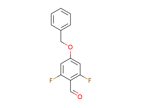 Molecular Structure of 918524-93-3 (4-(benzyloxy)-2,6-difluorobenzaldehyde)