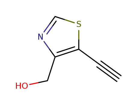 Molecular Structure of 912639-70-4 (4-Thiazolemethanol,  5-ethynyl-)