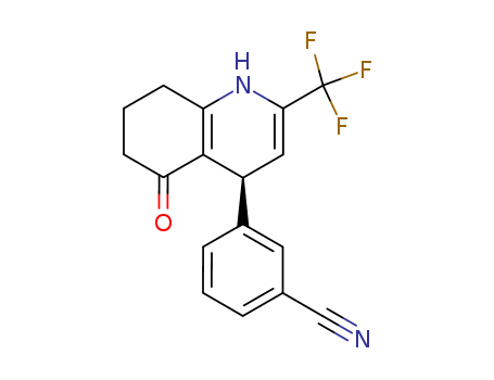 3-[(4S)-5-OXO-2-(TRIFLUOROMETHYL)-1,4,5,6,7,8-HEXAHYDROQUINOLIN-4-YL]BENZONITRILE
