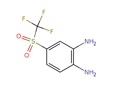 Molecular Structure of 2355-16-0 (2-AMINO-4-[(TRIFLUOROMETHYL)SULFONYL]PHENYLAMINE)