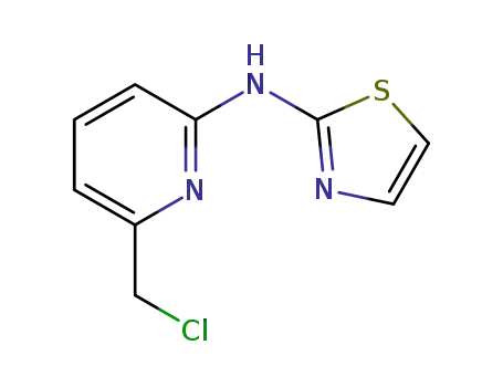6-(chloromethyl)-N-thiazol-2-ylpyridin-2-amine