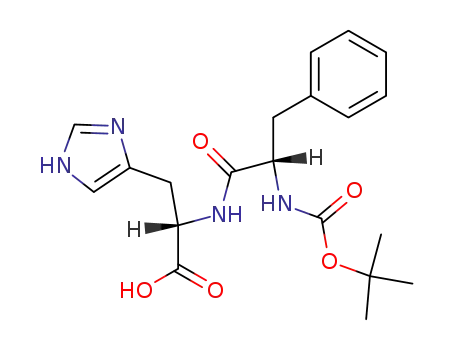 N-[N-[(1,1-dimethylethoxy)carbonyl]-L-phenylalanyl]-L-histidine
