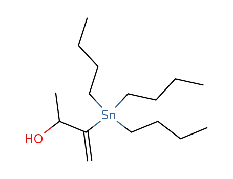 Molecular Structure of 107352-75-0 (3-Buten-2-ol, 3-(tributylstannyl)-)