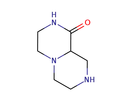 2H-피라지노[1,2-a]피라진-1(6H)-온, 헥사하이드로-