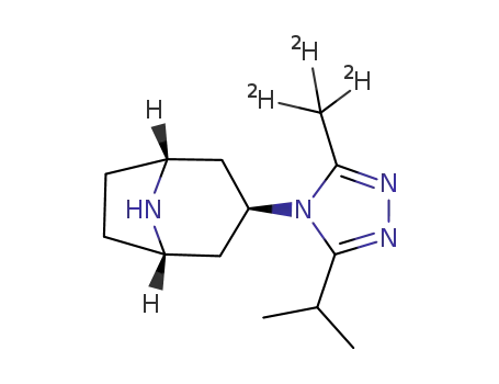 3-(3-isopropyl-5-d3-methyl-4H-1,2,4-triazol-4-yl)-8-azabicyclo[3.2.1]octane
