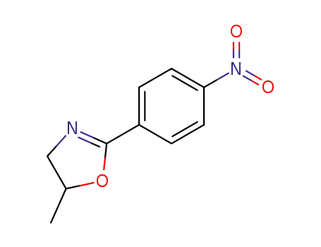 Molecular Structure of 6943-64-2 (5-methyl-2-(4-nitrophenyl)-4,5-dihydro-1,3-oxazole)