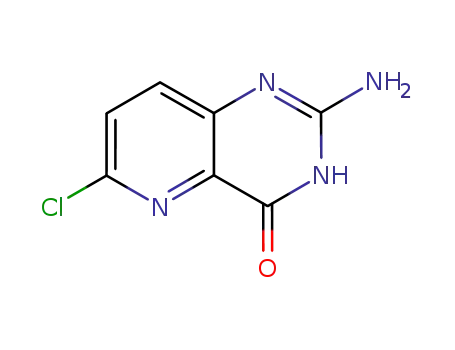 Molecular Structure of 897359-74-9 (Pyrido[3,2-d]pyriMidin-4 (1H)-one, 2-aMino-6-chloro-)