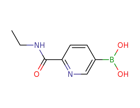 Molecular Structure of 944794-82-5 (6-(ethylcarbamoyl)pyridin-3-ylboronic acid)