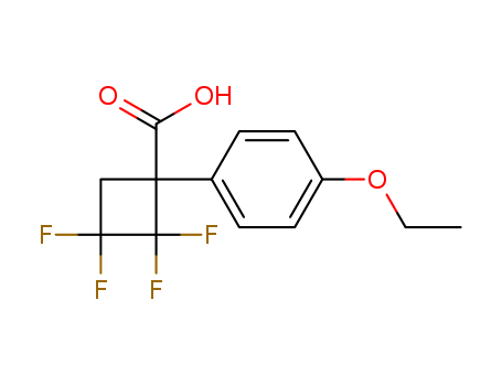 Cyclobutanecarboxylic acid, 1-(4-ethoxyphenyl)-2,2,3,3-tetrafluoro-