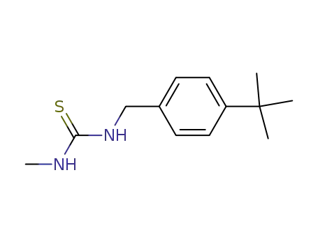 Molecular Structure of 134232-39-6 (1-(4-tert-butyl-benzyl)-3-methylthiourea)