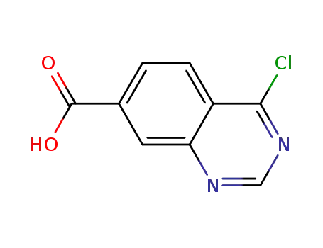 Molecular Structure of 942507-89-3 (4-CHLOROQUINAZOLINE-7-CARBOXYLIC ACID)