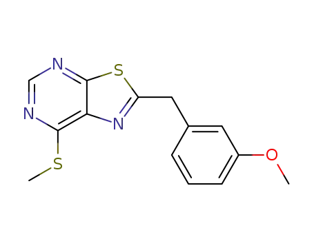 2-(3-methoxybenzyl)-7-(methylthio)[1,3]thiazolo[5,4-d]pyrimidine