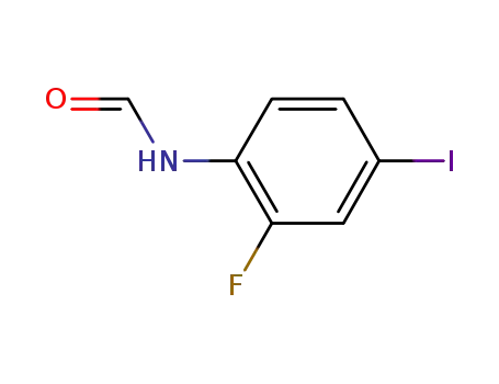 Molecular Structure of 791112-16-8 (N-(4-iodo-2-fluorophenyl)formamide)