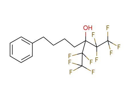 1,1,1,2,2-pentafluoro-3-pentafluoroethyl-7-phenyl-heptan-3-ol