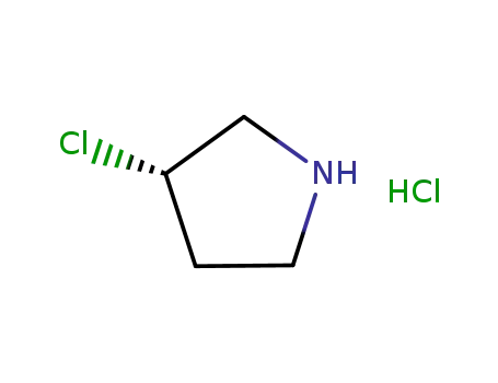 Molecular Structure of 10603-47-1 (PYRROLIDINE, 3-CHLORO-, HYDROCHLORIDE)