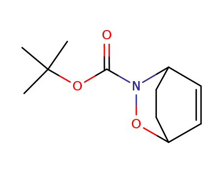 Molecular Structure of 110590-29-9 (2-Oxa-3-azabicyclo[2.2.2]oct-5-ene-3-carboxylic acid, 1,1-diMethylethyl ester)