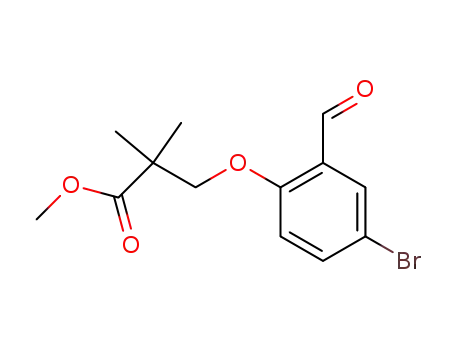 3-(4-bromo-2-formyl-phenoxy)-2,2-dimethyl-propionic acid methyl ester