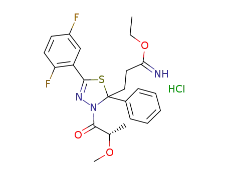 C<sub>23</sub>H<sub>25</sub>F<sub>2</sub>N<sub>3</sub>O<sub>3</sub>S*ClH