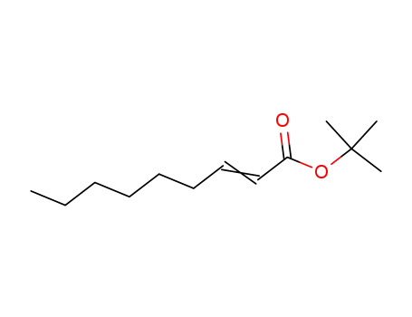 Molecular Structure of 118561-53-8 (2-Nonenoic acid, 1,1-dimethylethyl ester)