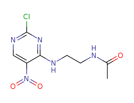 N-(2-(2-chloro-5-nitropyrimidin-4-ylamino)ethyl)acetamide