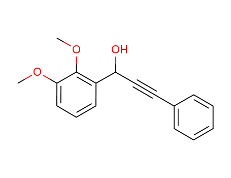 Molecular Structure of 1026785-21-6 (1-(2,3-dimethoxyphenyl)-3-phenylprop-2-yn-1-ol)