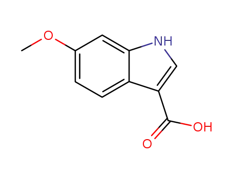 Molecular Structure of 90924-43-9 (6-Methoxy-1H-indole-3-carboxylic acid)