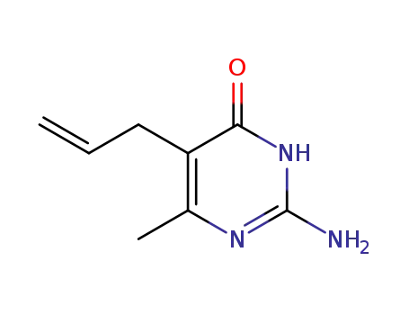 Molecular Structure of 6957-86-4 (5-ALLYL-2-AMINO-6-METHYL-PYRIMIDIN-4-OL)