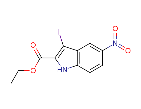 2-(Ethoxycarbonyl)-3-iodo-5-nitro-1H-indole