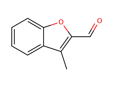 Molecular Structure of 1199-07-1 (3-methyl-1-benzofuran-2-carbaldehyde(SALTDATA: FREE))