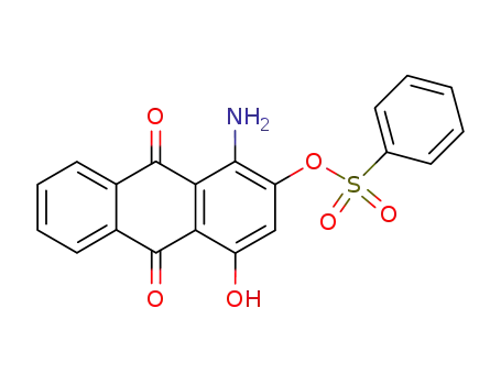 Benzenesulfonic acid 1-amino-4-hydroxy-9,10-dioxo-9,10-dihydro-anthracen-2-yl ester