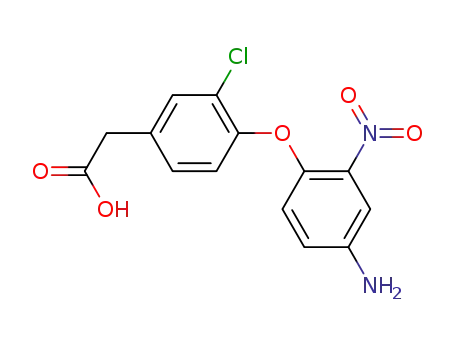 2-(4-(4-amino-2-nitrophenoxy)-3-chlorophenyl)acetic acid