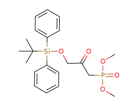 Molecular Structure of 1075244-38-0 (dimethyl 3-(tert-butyldiphenylsilyl)oxy-2-oxopropylphosphonate)