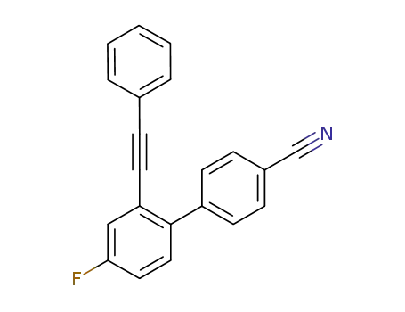 4'-fluoro-2'-(phenylethynyl)-[1,1'-biphenyl]-4-carbonitrile