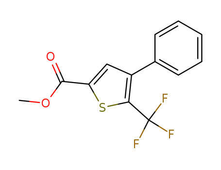 2-Thiophenecarboxylicacid, 4-phenyl-5-(trifluoromethyl)-, methyl ester 237385-98-7