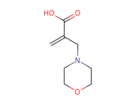 Molecular Structure of 4432-44-4 (2-(MORPHOLINOMETHYL)ACRYLIC ACID)