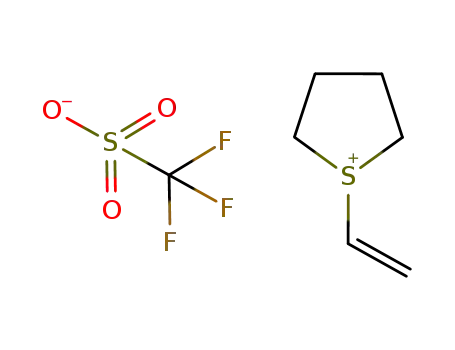 1-vinyltetrahydro-1H-thiophenium trifluoromethanesulfonate