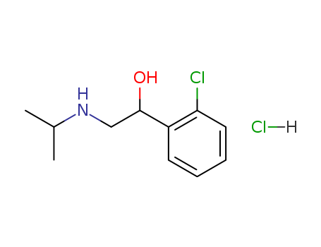 Benzenemethanol,2-chloro-a-[[(1-methylethyl)amino]methyl]-,hydrochloride (1:1)