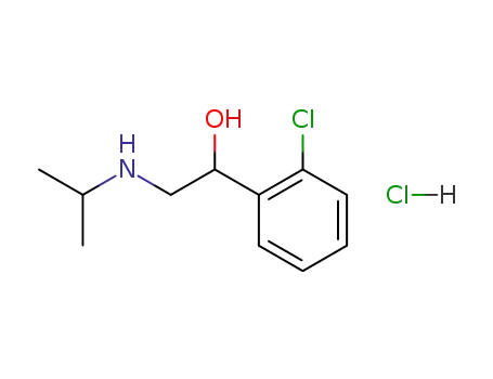 Molecular Structure of 6933-90-0 (Clorprenaline hydrochloride)