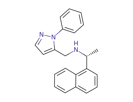 (1R)-1-(1-naphthalenyl)-N-((1-phenyl-1H-pyrazol-5-yl)methyl)ethanamine