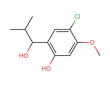 4-chloro-2-(1-hydroxy-2-methyl-propyl)-5-methoxy-phenol