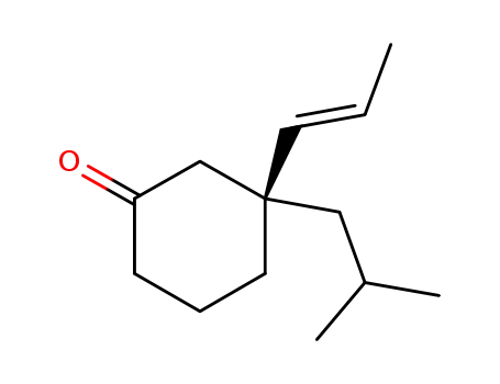 (S,E)-3-isobutyl-3-(prop-1-enyl)cyclohexanone