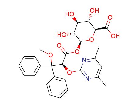 β-D-Glucopyranuronic acid, 1-[(αS)-α-[(4,6-dimethyl-2-pyrimidinyl)oxy]-β-methoxy-β-phenylbenzenepropanoate]